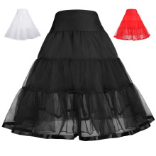 Grace Karin Girls Two Layers Tiered Retro Vintage Dress Crinoline Underskirt Petticoat 1 ~ 9Years CL010460